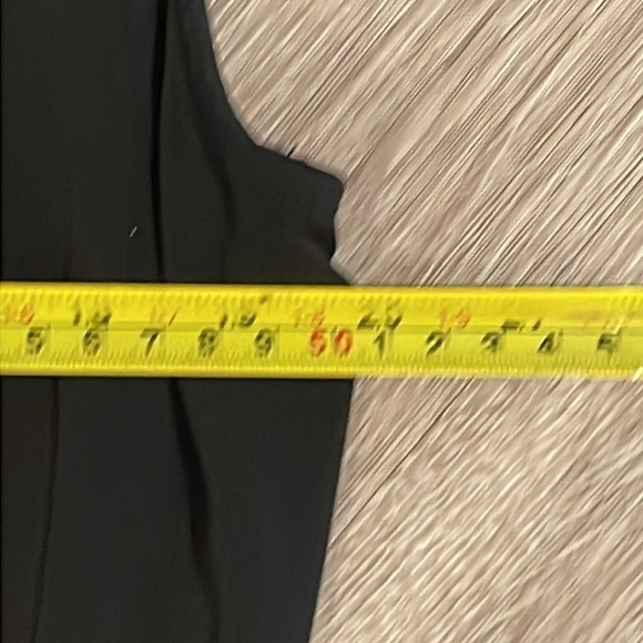 Tahari Women Jumpsuit XL Black Zip Front Sleeveless Contemporary Cocktail Preppy - Picture 11 of 17